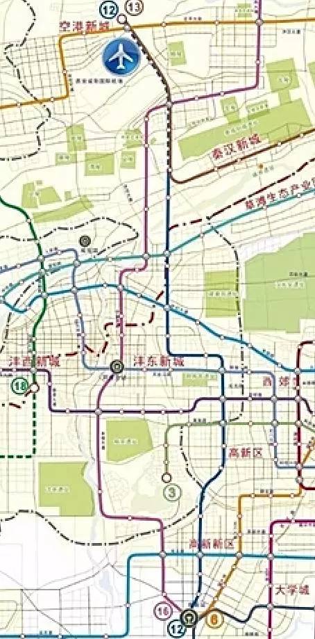 西安最新地铁规划图，塑造未来城市交通蓝图